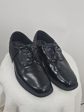Nunn Bush Oxford Men's Black Lace-Up Leather Dress Shoes Size 11M